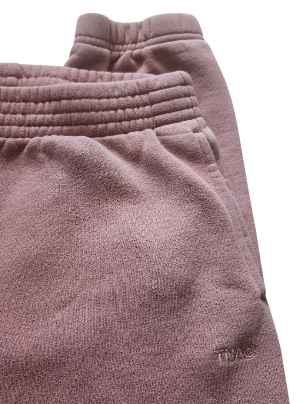 Aritzia TNA Cozy Fleece Sweatpants Women's Small Pink Joggers Sweatfleece Perfec - Picture 4 of 5